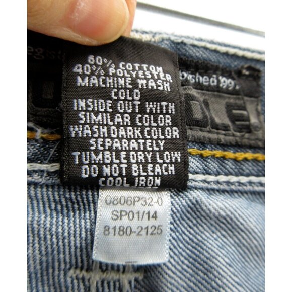 Southpole Jeans 36 Hip Hop Loose Baggy Straight Whiskered Wash 36X30 - Picture 11 of 12